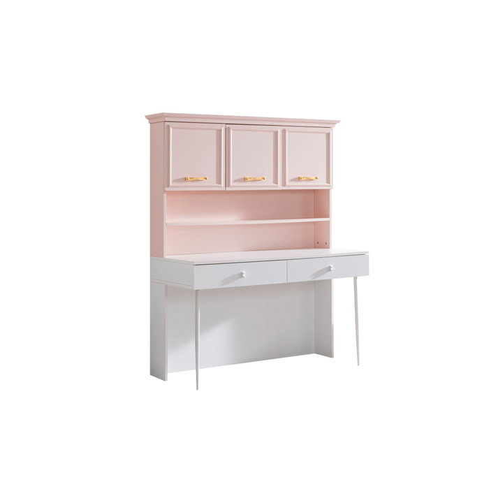 Hanah Home Escritorio de Estudio Rosa y Blanco